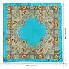 4PcsSetof Oversized Square Scarves Polyester Silk-Feel Neck Scarves Headscarves Sleep Caps Casual Fashion Hair Accessories