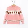 Kinder Kaschmir-Mischung Rundhals Pullover - Dick Warm Herbst/Winter Mädchen Pullover