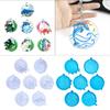 7Pcs Resin Casting Silicone Molds Marine Animal Keychain Pendant Jewelry Mould
