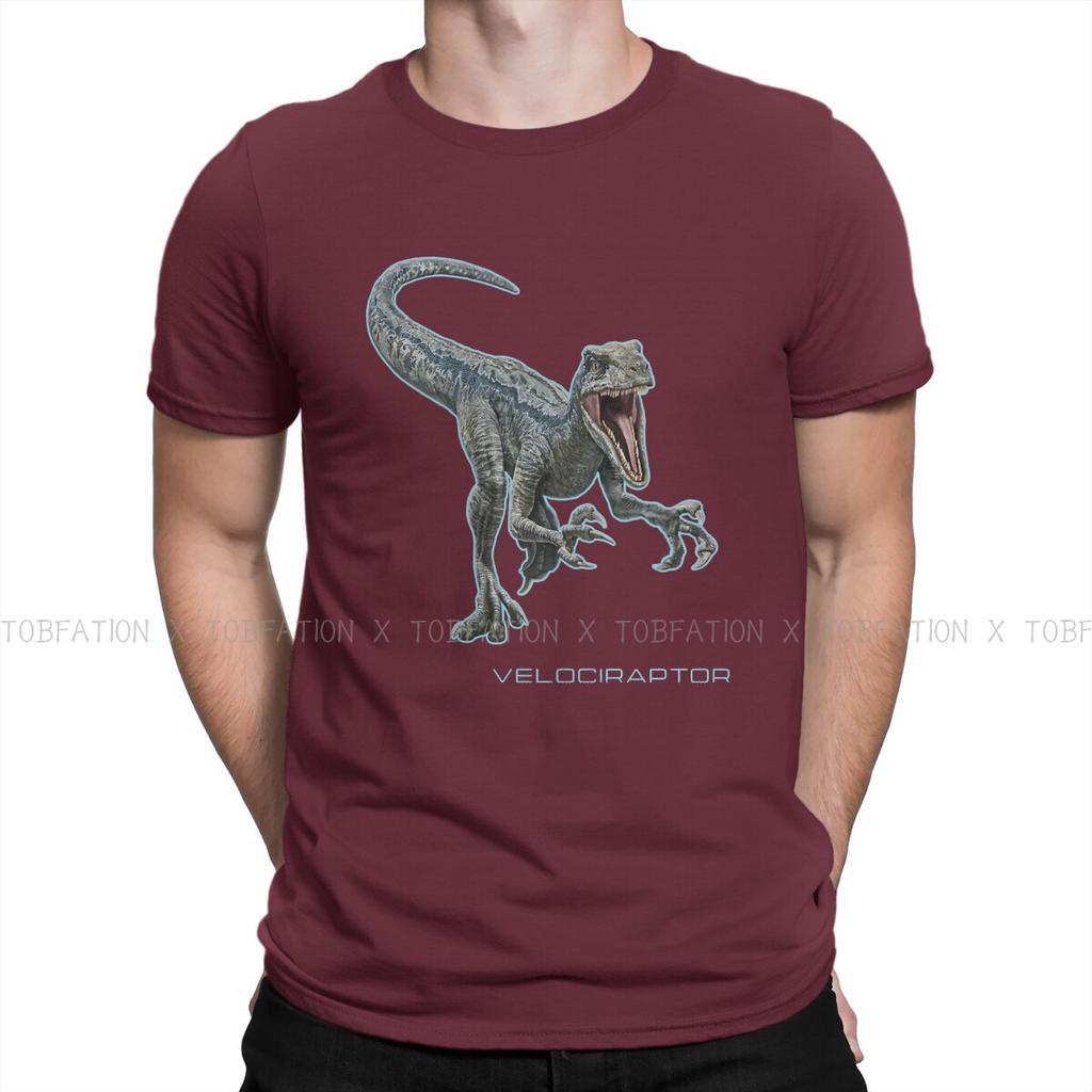 Jurassic Park Dinosaurs Film Man TShirt Velociraptor Fashion T Shirt Harajuku Sweatshirts Hipster
