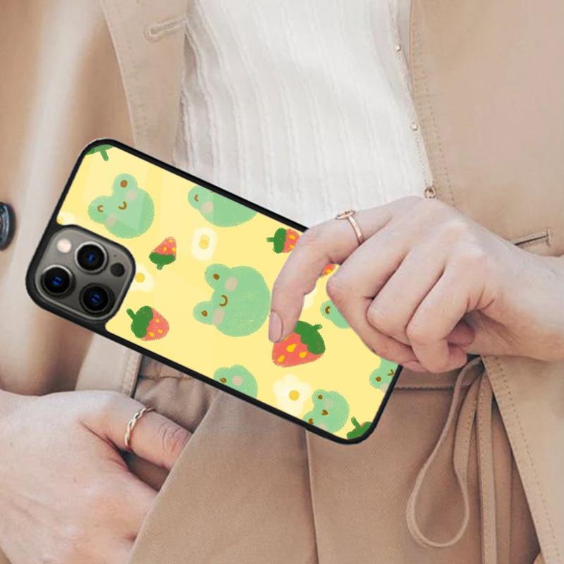 Cute Frog Magnetic Phone Case For APPLE iPhone 17 Air 16 14 13 12 Pro Max 15 Plus Wireless Charge With MagSafe Cover