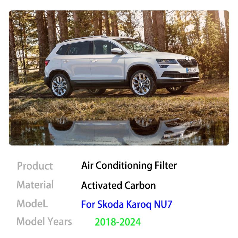 Air Conditioning Filter For Skoda Karoq NU7 2018 2019 2020 2024 2024 2024 2024 5Q0819653 Activated Carbon Car Gadgets Auto Parts