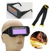 New Solar Auto Darkening Welding Glasses Welder Mask Eyes Goggle For Brazing Welding