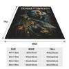 Halloween Michael Myers Coral Fleece Plush Throw Blanket Horror Movie Blankets for Bedding Outdoor Ultra-Soft Plush Thin Quilt