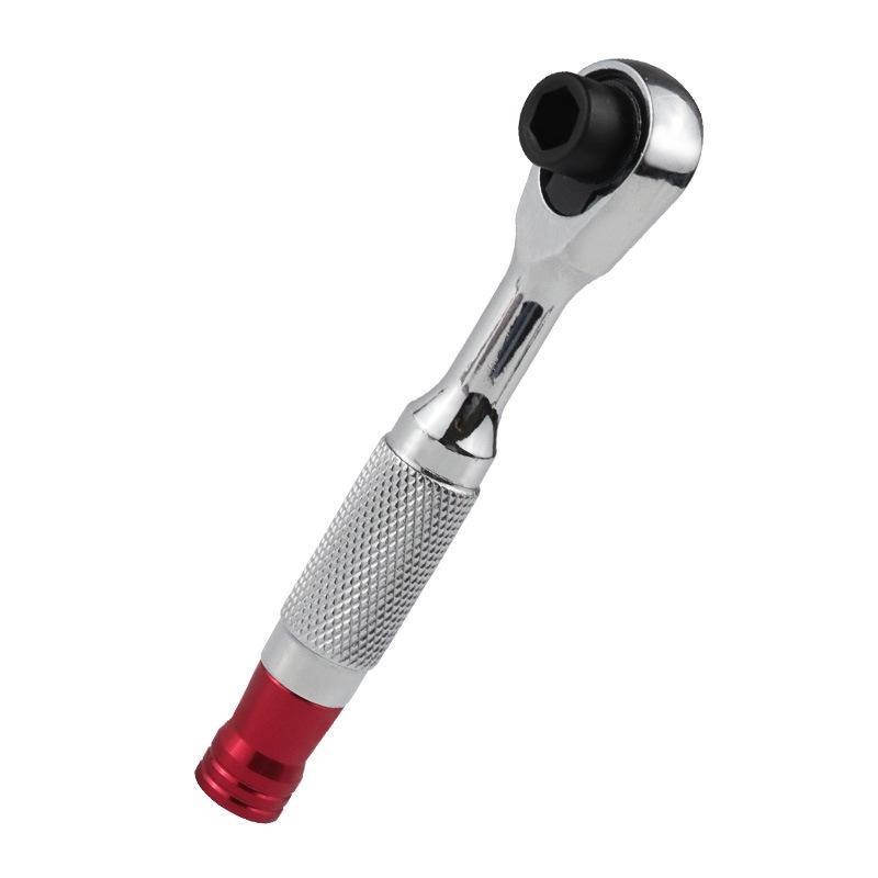 Chiave a cricchetto bidirezionale 2 in 1 a 72 denti e cacciavite a inserti per spazi ristretti