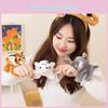 Adorable Plush Animal Tiger Panda Bunny Toy Wristband With Soft Short Fur