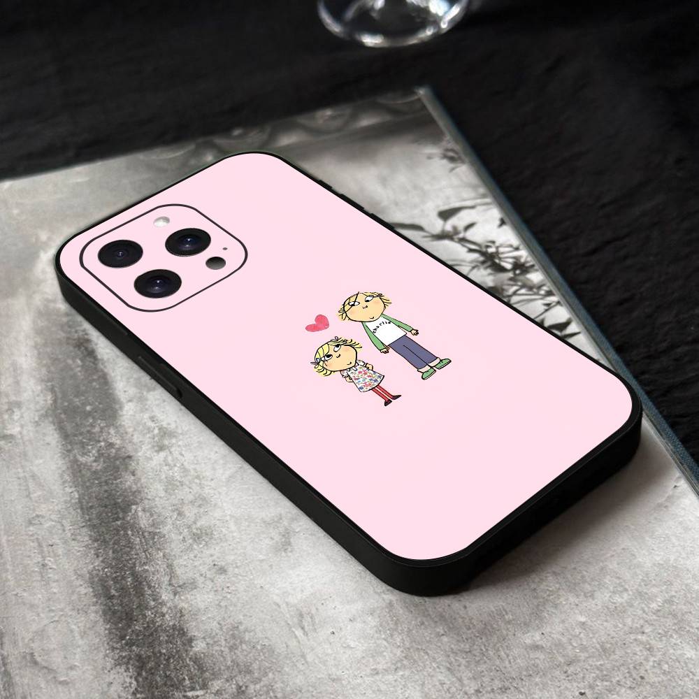 

C-CHARLIE AND LOLA Phone Case Silicone Soft For iPhone 17 Air 16 15 14 13 12 11 Plus Pro Max Plus IPHONE 13