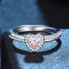 Lindon Classic Copper Alloy Zircon Ring Ladies Jewelry Wedding Promise Party Gift
