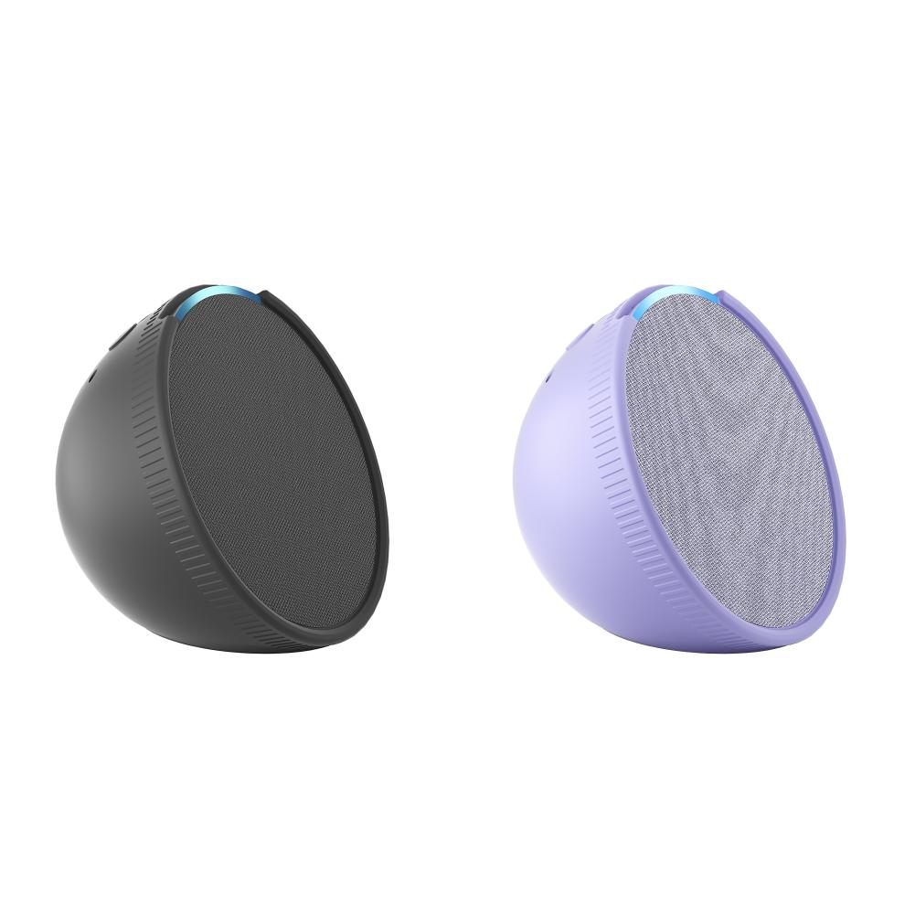 

Чехол для портативного динамика, противоударный чехол для Amazon Echo Pop (черный)