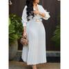 European and American Temperament Solid Commuting To Work Plus Size Dresses Temperament Plus Size Dress