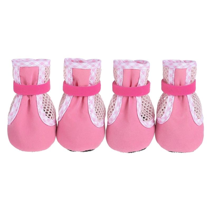 Pet Comfortable Shoes Set Permeable Dog Boot Comfortable Dog Booties Ensuring Safety and Comfort