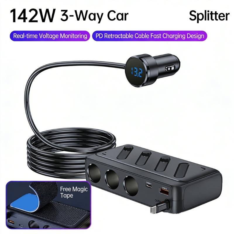 High Speed 36W USB Auto Power Converter Car Phone Device Adapter Works In Most Vehicles & Numerous Electronic Devices