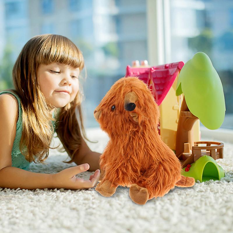 Simulation Highland Cow Animal Plush Doll Soft Stuffed Highland Cow Plush Toy Plushie Gift For Kids Boys Girls