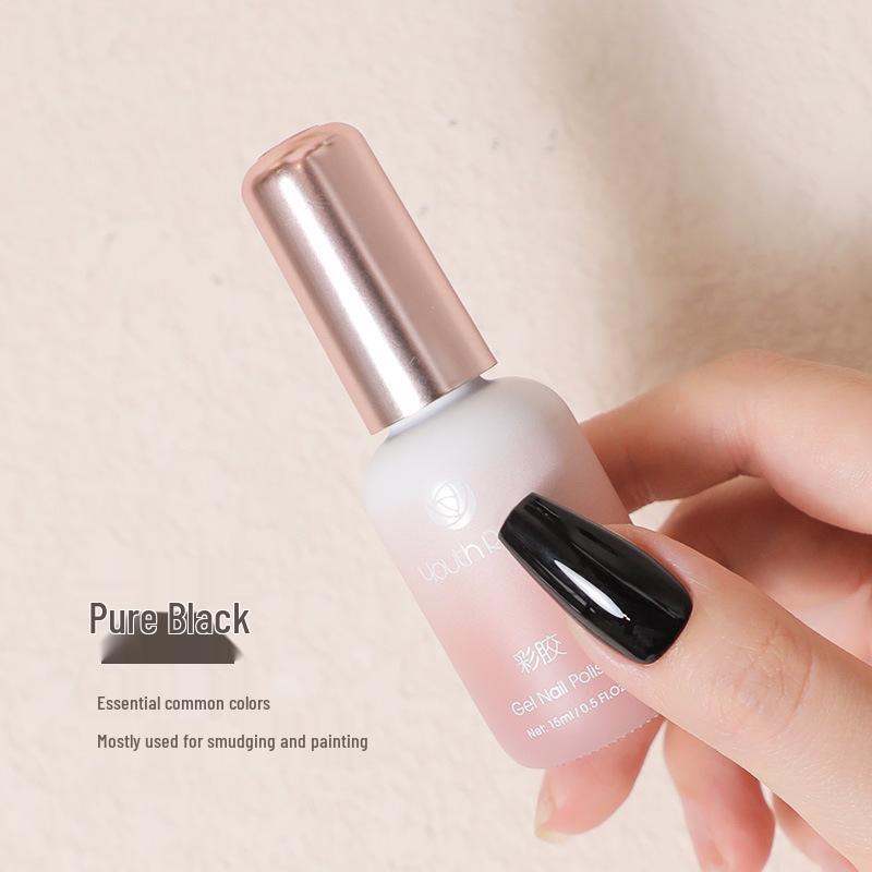 Yanrui Gel Nail Polish Set: Base Coat, Top Coat, Matte & Reinforcement Bonder.