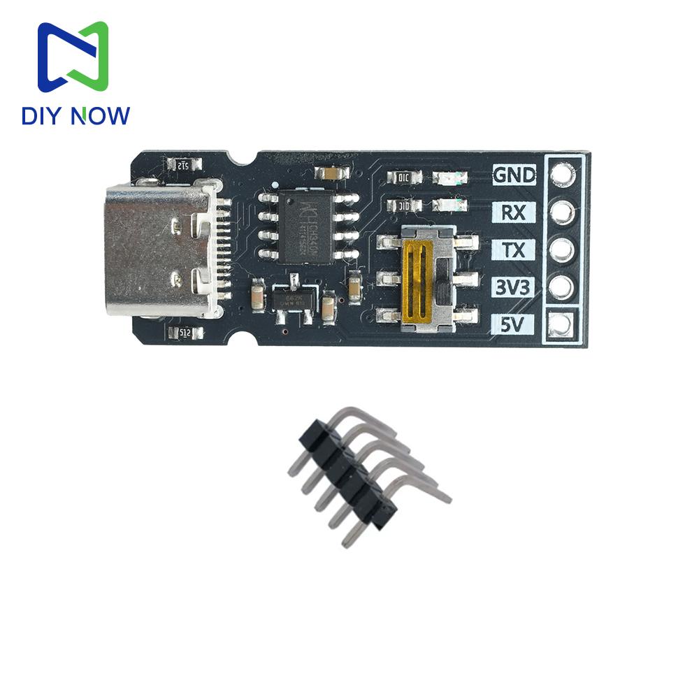 USB to TTL Serial Module  3.3V-5V Logic Level Toggle Switch Serial Conversion Module for IoT Devices STM32 Development Boards
