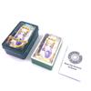 Tarot Game Card Game Waite Iron Box Tarot Suit Card Board Game Bronzing Oracle Card Party Multiplayer Casual Game