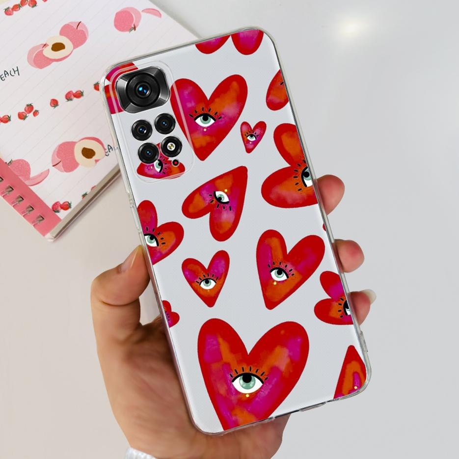 Für Xiaomi Redmi Note 11 Hülle Redmi Note 11S 4G Bunte Bemalte Abdeckung Weiche Funda Handyhülle Für Xiaomi Redmi Note 11 Pro Bumper
