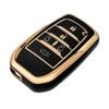 OFFCURVE 5 Button Smart Key Case for Toyota Key Cover, Shockproof, Scratch-Resistant, Keychain, Stylish,