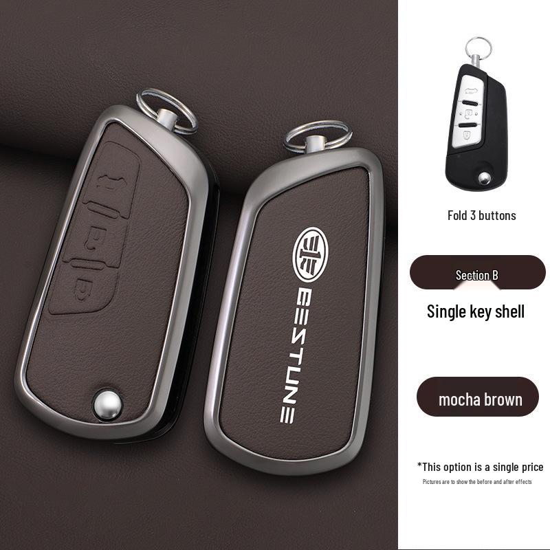 Compatible Key Case for FAW Besturn B70/B50/B90, R9 Senya R7, B30, Junpai D80, A70e
