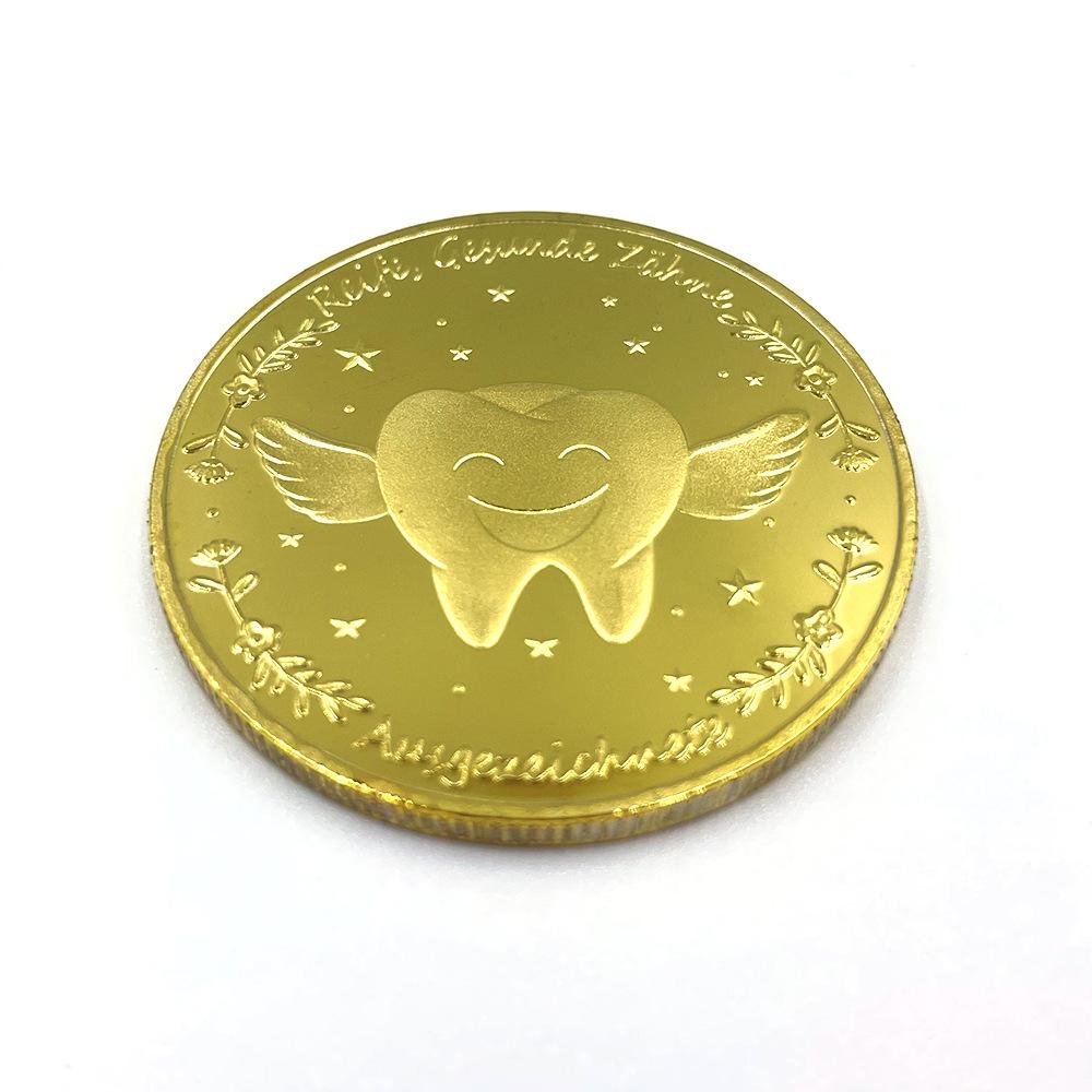 New Tooth Fairy Coin Medal  Children's Souvenirs Creative Girl Gifts Coin Collectibles