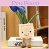 Plush Succulent Plant Series Tulip Plush Toy With Cartoon Design For Living Room Decor