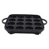 Nonstick Takoyaki Pan Cast Aluminum 16-Hole Cooking Pan Versatile Takoyaki Mold  Gas Stove