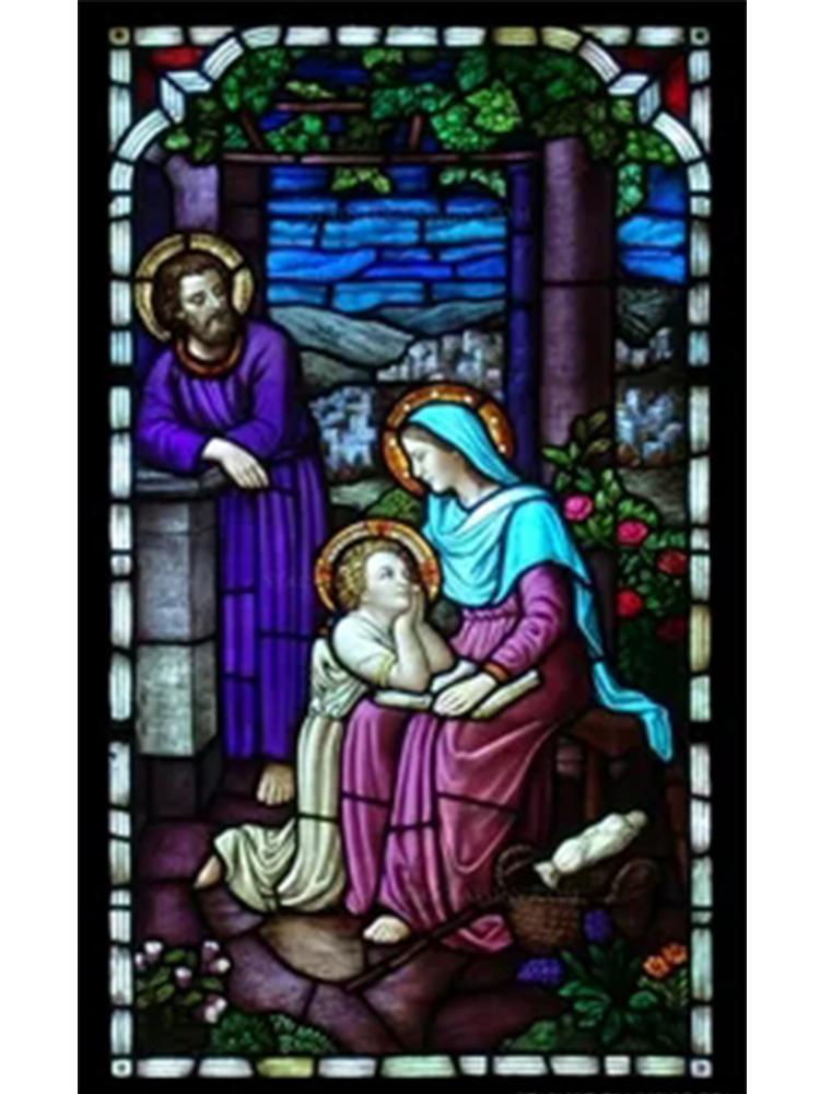 Fai da te Religioso Vergine Maria Diamante Dipinto Speciale Diamanti Croce Arte Ricamo Kit Mosaico Immagine Soggiorno Decorazione Casa Regali