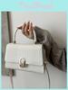 Fashion Textured 2024 Womens Niche Small Square Bag Versatile Shoulder Crossbody Handbag