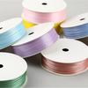1 Volume 2MM Thin Ribbon Balloon Colorful Rope Ribbon Double-Sided Ribbon Decoration DIY Packaging Hair Accessories Wholesale