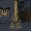 LED Christmas Tree 447 Warm White LEDs 250 Cm