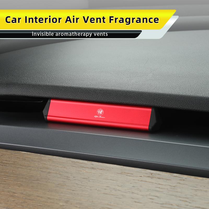 IJOPV1 Car Air Vent Perfume Flavoring Clip Fragrance Aromatherapy Freshener For Alfa Romeo 159 Giulietta Giulia 147 Mito 156 166 GT
