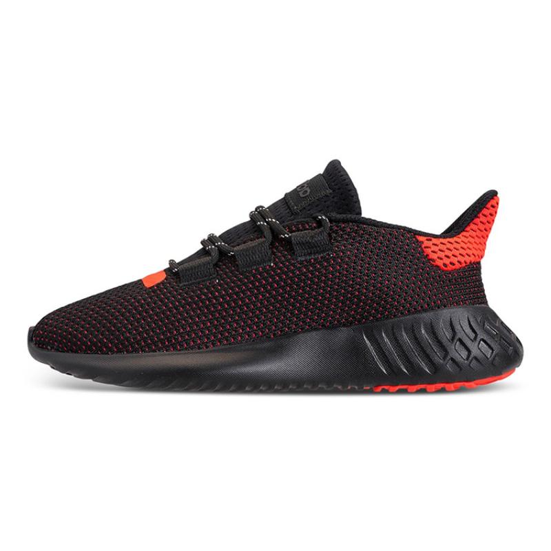 Adidas Originals Tubular Dusk J Low top Sports Casual Shoes Black Orange Teenagers Sneakers B22487 36.5