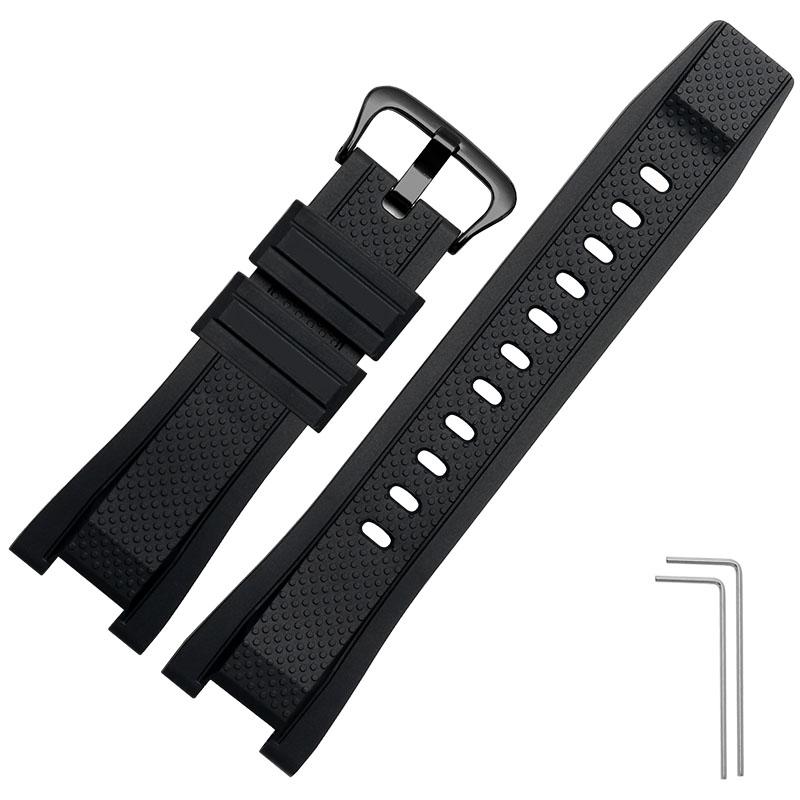 Silikonový řemínek na hodinky pro Casio G-SHOCK řady GST GST-W300 210 400G S130 S310 S330 B100 Řemínek na hodinky Sportovní pásek Náramek