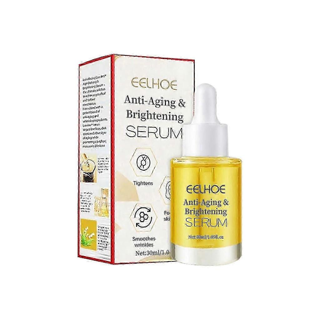 Revitalizing Anti-Wrinkle Brightening Serum with Vitamin C & Lavender Extract Fights Fine Lines, Evens Skin Tone, Boosts Elasticity & Youthful Glow