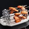 Detachable Design Rotating Barbecue Grill Heat-Resistant BBQ Rotating Cage  Air Fryer Accessories