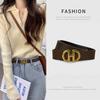 Women's New Belt Simple and Fashionable Versatile Skirt and Decorative Dress Versatile Smooth Buckle Thin Belt