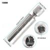 Universal Car Repair Tool 14mm 16mm Spark Plug Socket Wrench Adapter Set Joint with Magnetic Flexible Socket Thin Wall 3/8" Drive