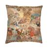Golden Lion And Damask Ornament Luxury Throw Pillow Cover Decoration Baroque Cushions for Sofa