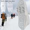 1 Pair 7 Teeth Anti Slip Spikes Grips Crampon Cleats Sport Shoes Cover For Snow Ice Claw Climbing Women Men Boots Cover