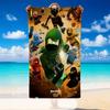 Quick Dry Beach Towel LEGO Ninjago Pattern, Lightweight Absorbent Towel for Pool Beach Vacation Use