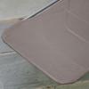 Folding Sun Lounger Texteline Reclining Sun Bed With 5 Position Adjustable Backrest Headrest Coffee