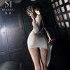 Delicate Secretary Lace Perspective Suit Uniform Temptation Buttocks Free Sex Underwear Sexy Pure Desire 9