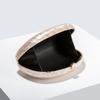 Women'S Semicircular Pressing Acrylic Dinner Bag One Shoulder Oblique Cross Wedding Banquet Clutch Bag