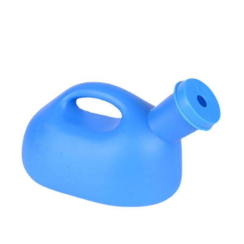 2000ml Portable Male Urinal with Lid - Large Capacity Bedside Urine Collector for Adults & Elderly