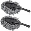 1/2Pcs Car Cleaning Tools Microfiber Dust Mop Washing Brush for Car Home Dust Removal Duster