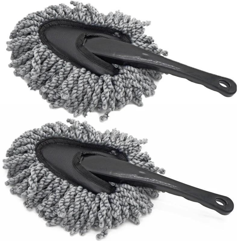 1/2Pcs Car Cleaning Tools Microfiber Dust Mop Washing Brush for Car Home Dust Removal Duster