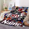 Custom Nfl Art Soft Throw Blanket Flannel Blanket Warm Sofa Bed Camping home Decor Unique Christmas Gift C10331