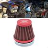 Motorrad Luftfilter Professionell Direkter Ersatz für Dirtbikes ATV 35mm Rot