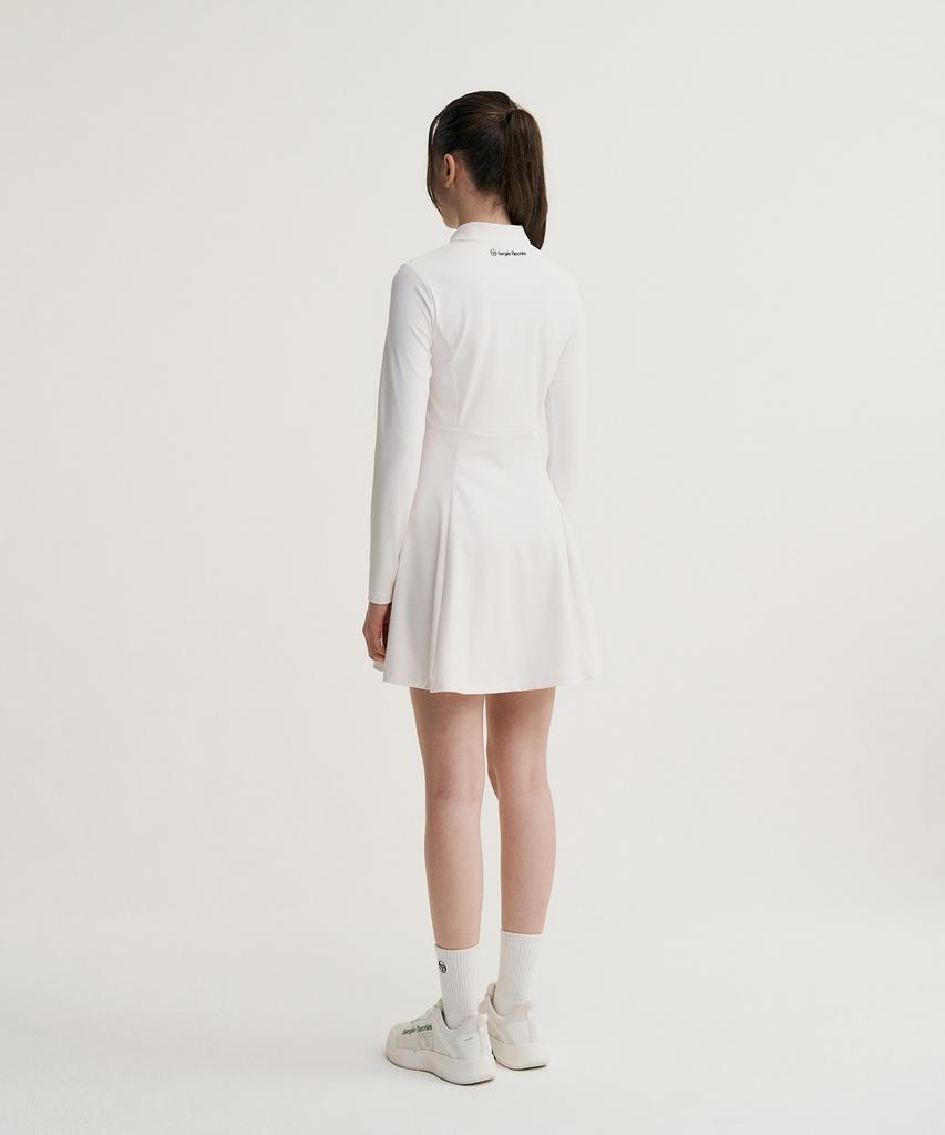 SERGIO TACCHINI W. Goat Damarindo Fit-And-Flare Dress (White)