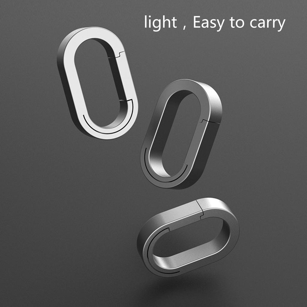 Alloy Key Hook Sleek Carabiner Clip Versatile Titanium Key Hook Effective Key Rings Charm for Keeping Keys in Place